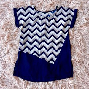 Chevron Tunic Blouse